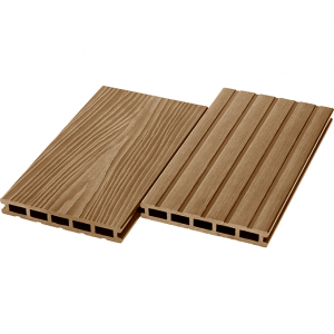 Террасная доска из ДПК UnoDeck Mogano, 165х24х3000/4000 3000, Орех