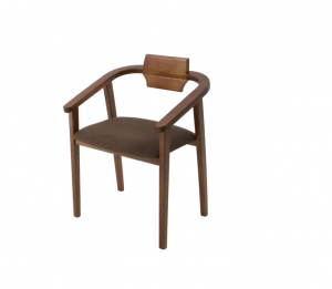Стул-кресло Челси ПМ орех коричневый