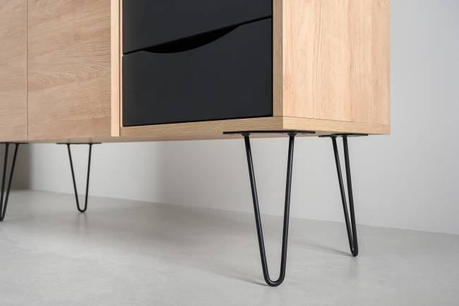 Брюс письменный стол с комодом цвет чёрный/Battle rock Santiago/столешница МДФ ель карпатская Брюс письменный стол с комодом цвет чёрный/Battle rock Santiago/столешница МДФ ель карпатская