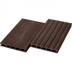 Террасная доска из ДПК UnoDeck Mogano, 165х24х3000/4000 4000, Венге