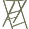 Стол пластиковый складной Helen Folding Table Ø60 оливковый Ø600х740 мм