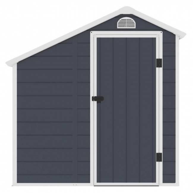 Сарай/Дровница  Wotex Storage-02-3 (серый с белым) 204x192x204 cм