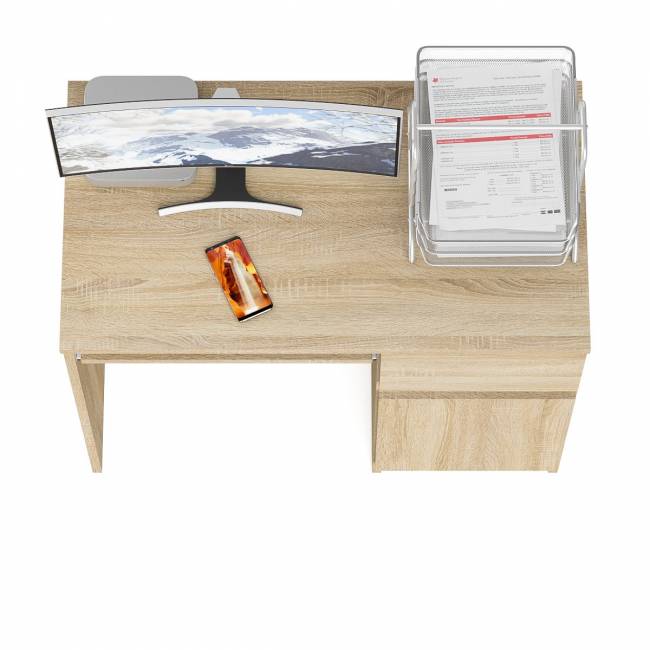Стол компьютерный Мори МС-1 правый цвет дуб сонома Стол компьютерный Мори МС-1 правый цвет дуб сонома