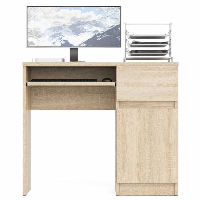 Стол компьютерный Мори МС-1 правый цвет дуб сонома Стол компьютерный Мори МС-1 правый цвет дуб сонома